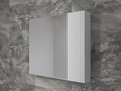 Style Line Мебель для ванной Стокгольм 80 белый рифленый софт – фотография-11